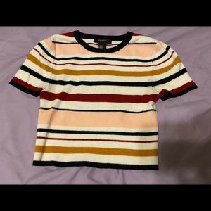 Vintage Forever 21 striped sweater crop top!